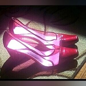 Red Bellinini pumps